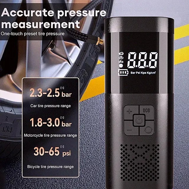 150PSI Air Pump Cordless Air Electric Tire Inflator Car Auto Bike Rechargeable